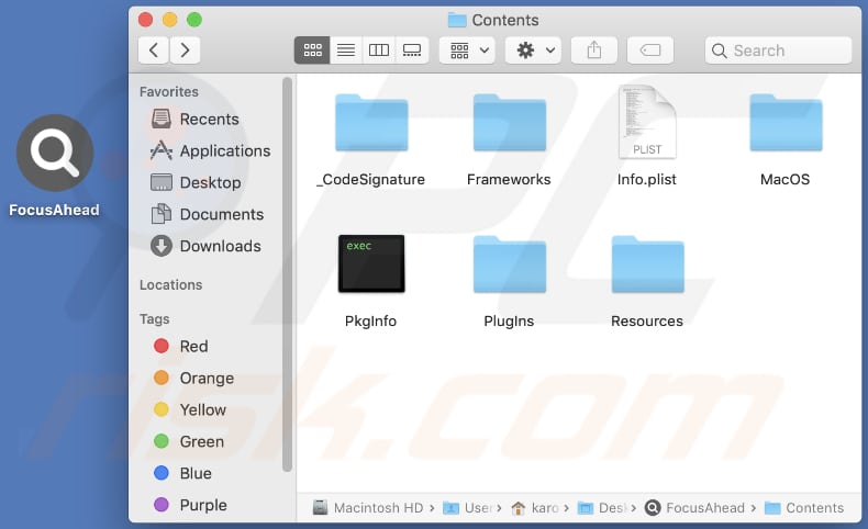 focusahead adware installation folder