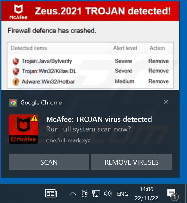 full-mark[.]xyz browser notification