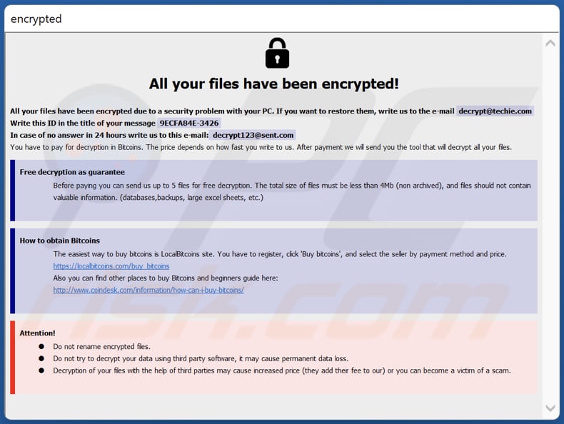 MNX ransomware pop-up window (info.hta)