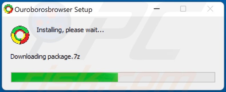 Ouroboros browser unwanted application install pop-up