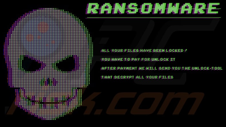 SEX3 ransomware wallpaper