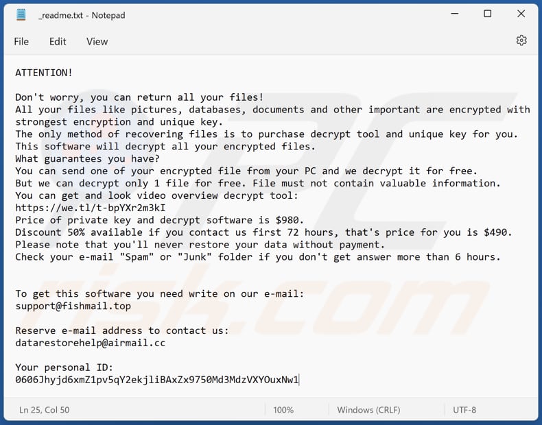Tcbu ransomware text file (_readme.txt)