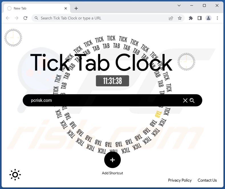 search.ticktabclock.net browser hijacker