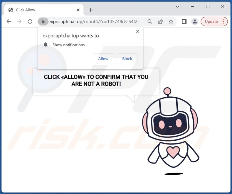 expocaptcha[.]top ads