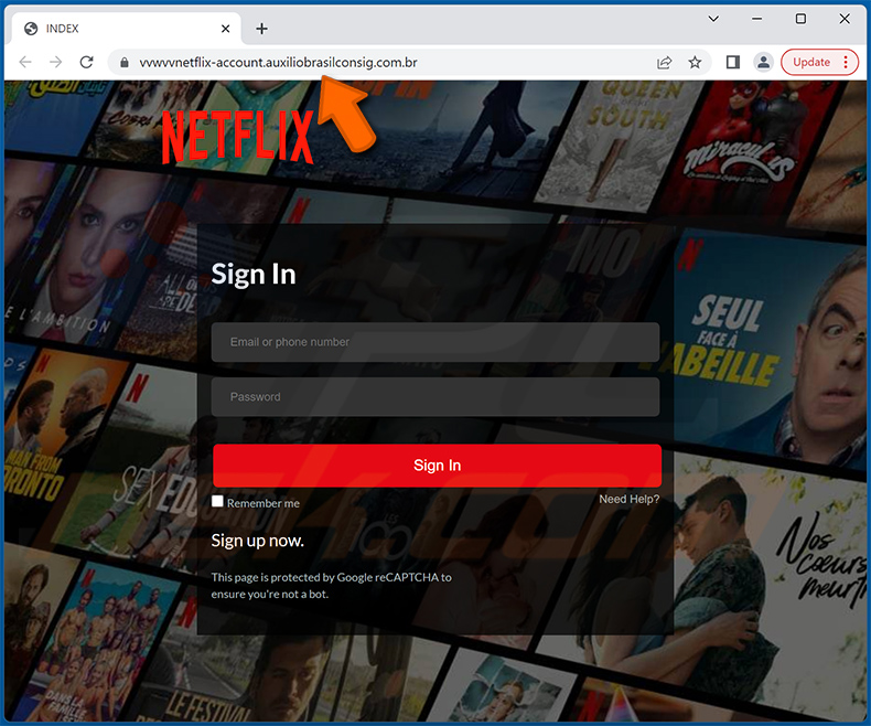 Netflix - We've Suspended Your Membership scam email promoted phishing site