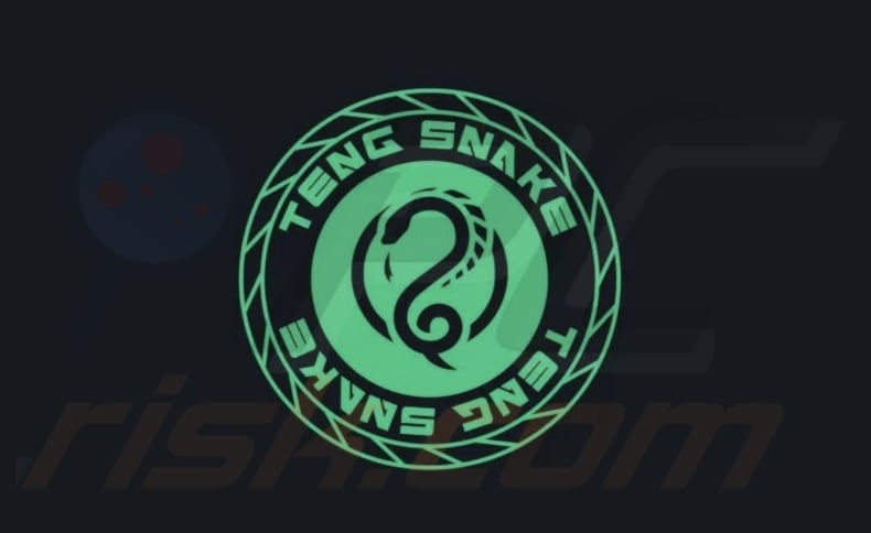 Teng Snake ransomware wallpaper