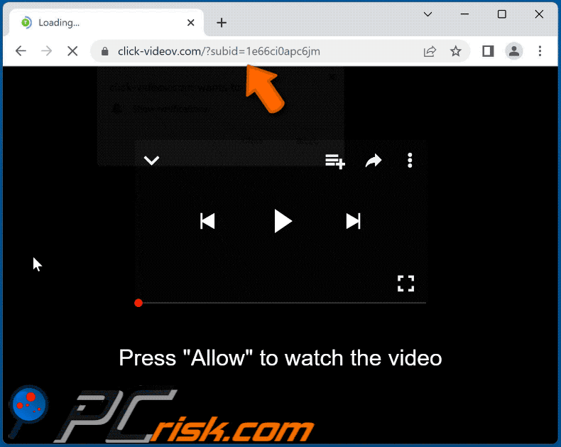 click-video*[.]com website appearance (GIF)