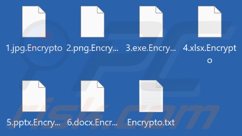 Files encrypted by Encrypto ransomware (.Encrypto extension)