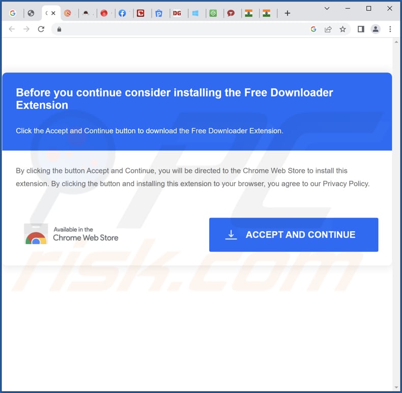 Page Links loader adware deceptive promoter