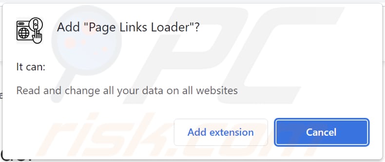 Page Links Loader adware