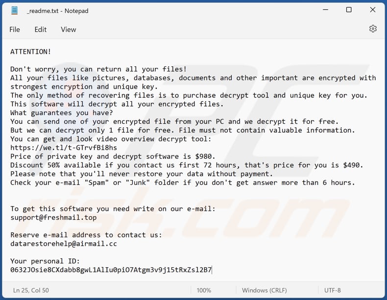 Poqw ransomware text file (_readme.txt)
