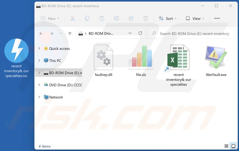 Pupy RAT contents of iso file used for distribution