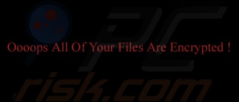 SecureAgent ransomware wallpaper