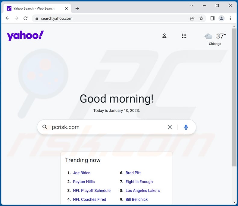 search.yahoo.com browser hijacker