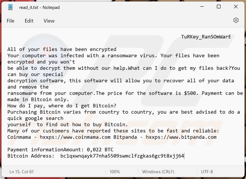 AnGrYTuRkEy ransomware text file (read_it.txt)