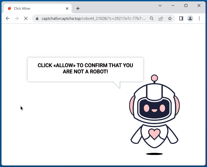 captchaforcaptcha[.]top website appearance (GIF)