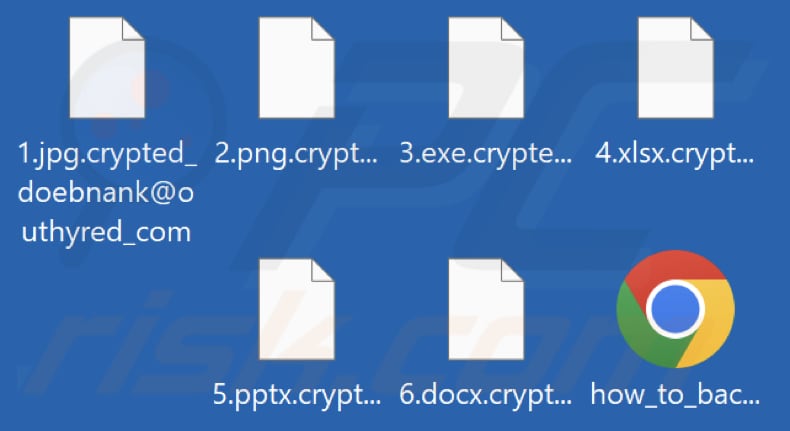 Files encrypted by Doebnank ransomware (.crypted_doebnank@outhyred_com extension)