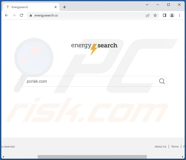 energysearch.co browser hijacker