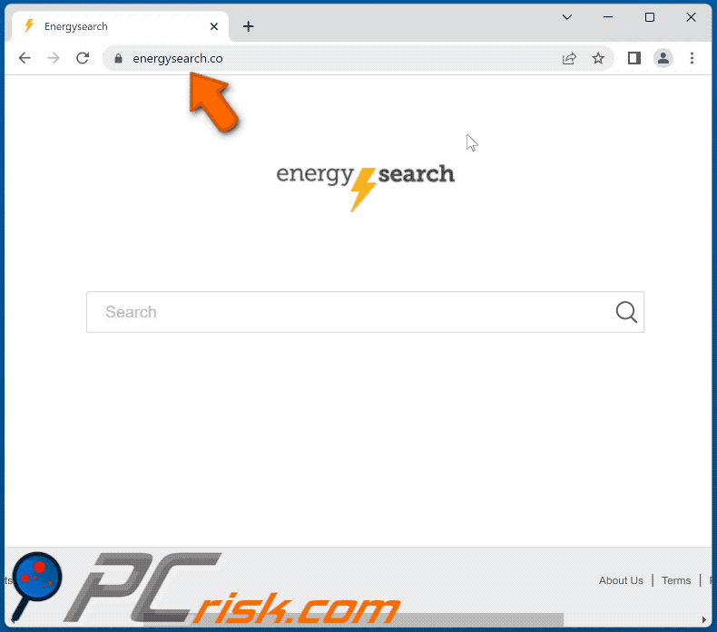energysearch.co shows results