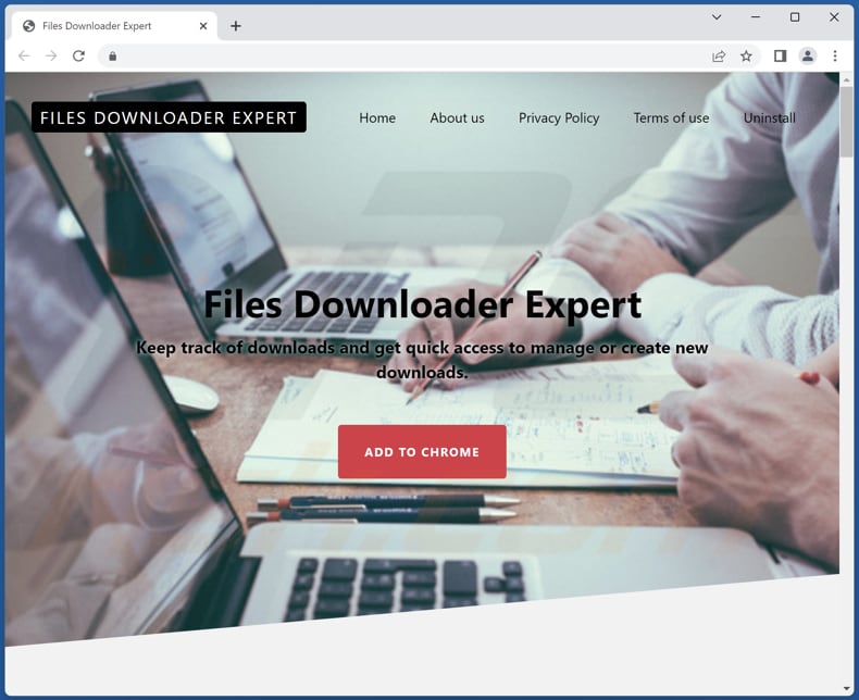 Files Downloader Expert adware promoter
