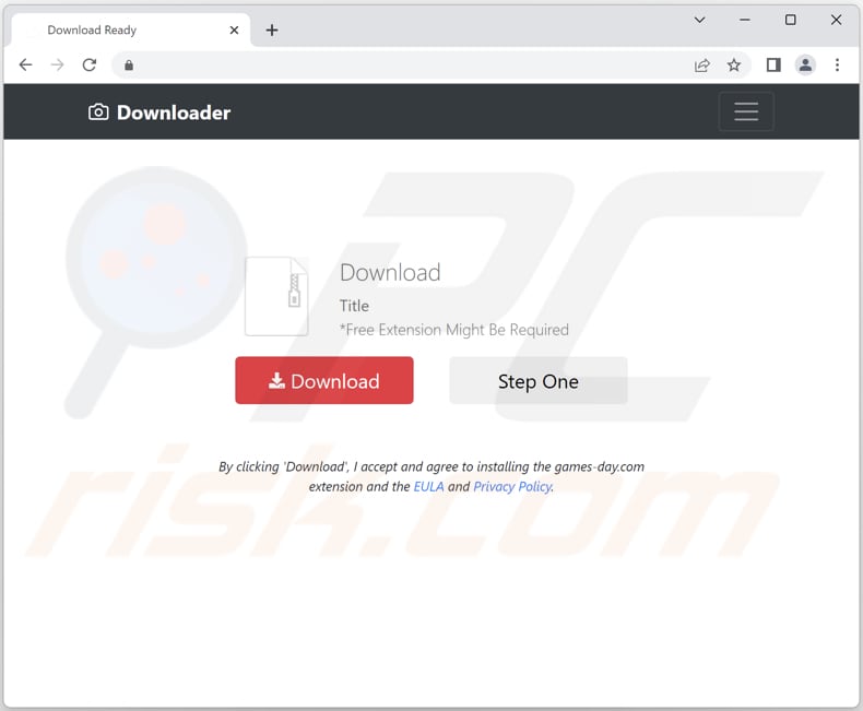 Games Day browser hijacker deceptive promoter