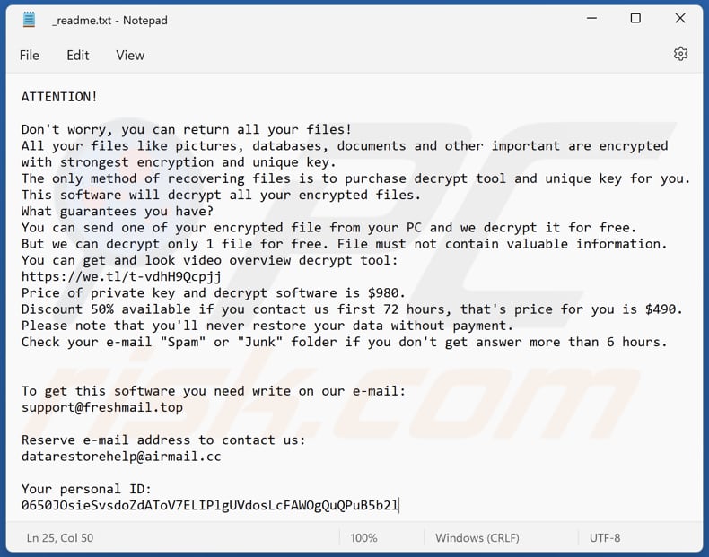 Ioqa ransomware text file (_readme.txt)