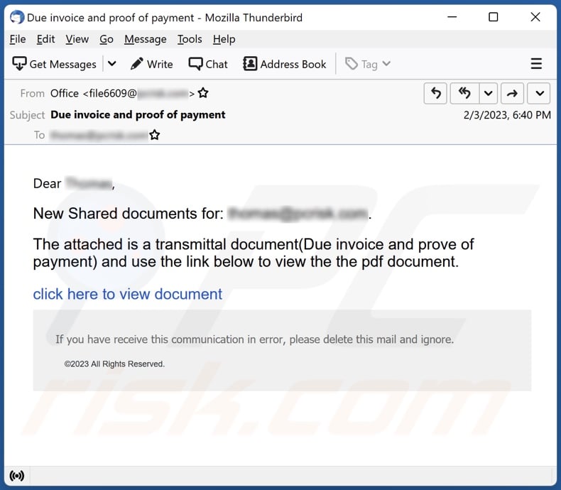 New message' email supposedly sent via LinkedIn leads to a phishing page