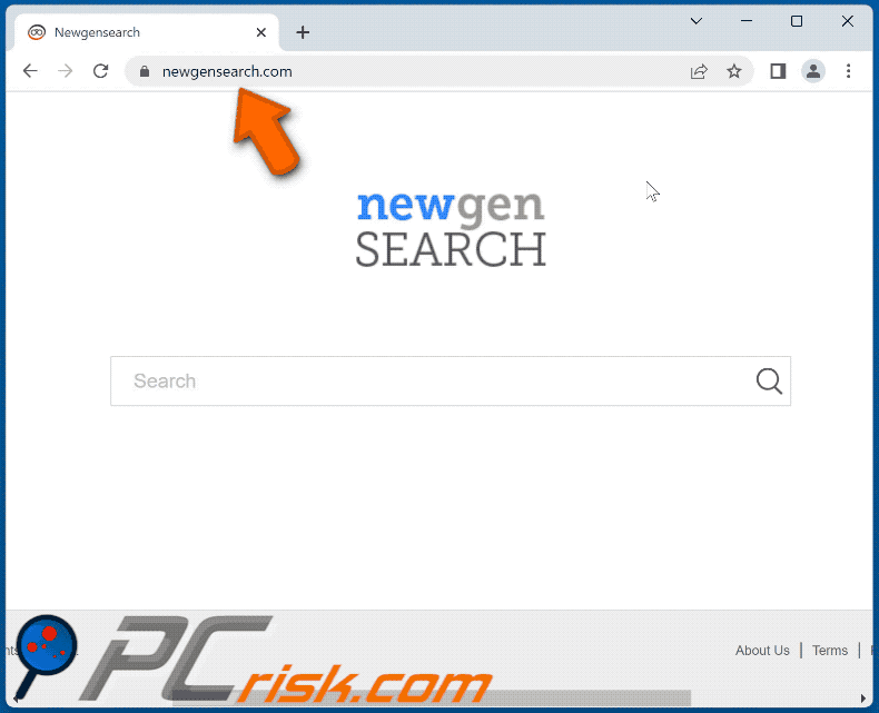 newgensearch.com displays results