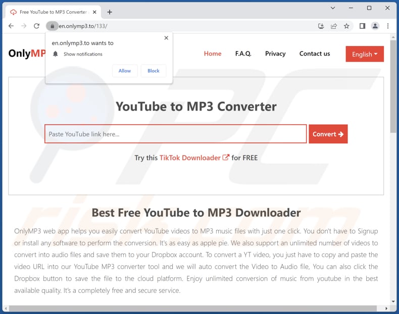 Onlymp3.to Ads - Remove unwanted ads