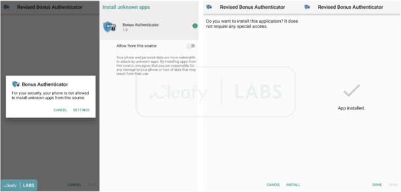 PixPirate malware installation phases source cleafy.com