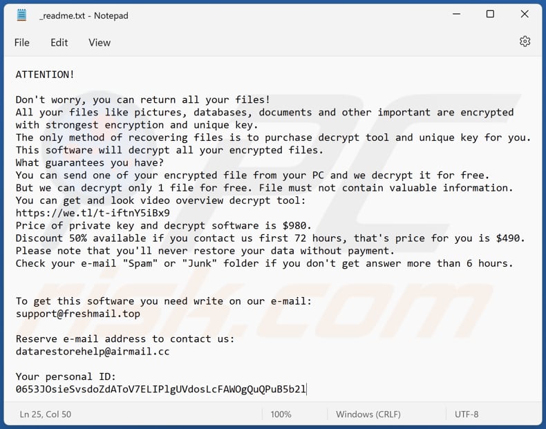 Qoqa ransomware text file (_readme.txt)