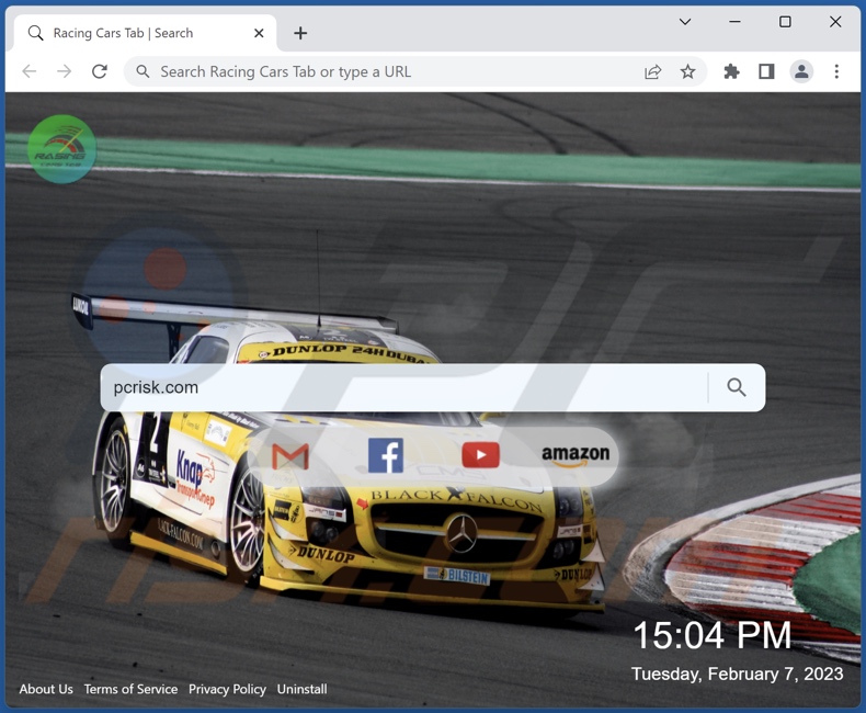 racingcarstab.com browser hijacker