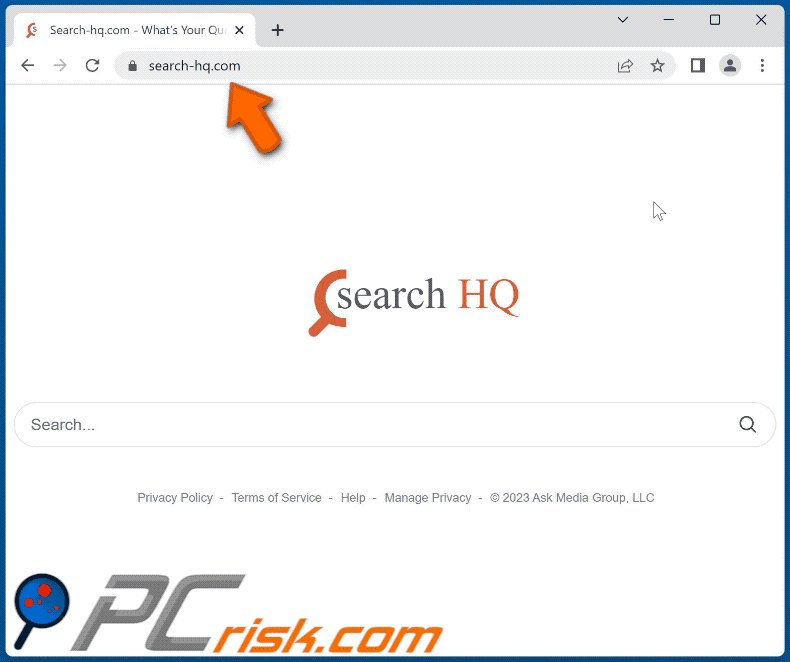 search-hq.com shows results
