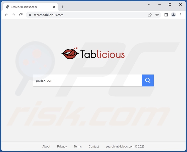 search.tablicious.com browser hijacker