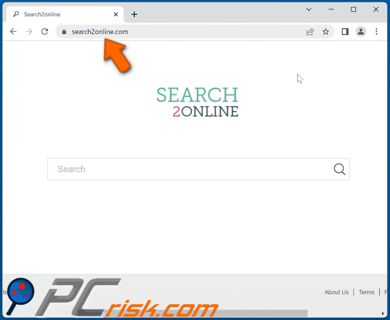 search2online.com redirect appearance (GIF)