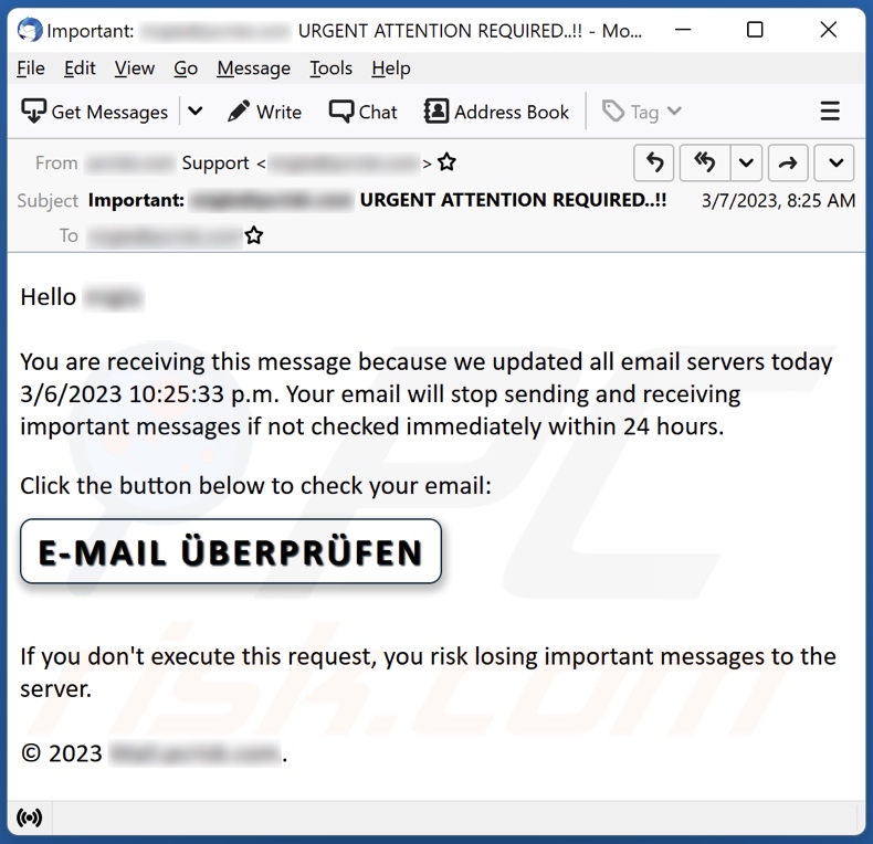 Check Your Email Scam Removal And Recovery Steps