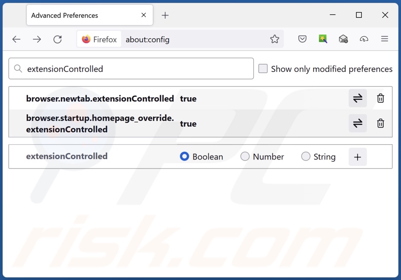 Removing cleanmode.xyz from Mozilla Firefox default search engine