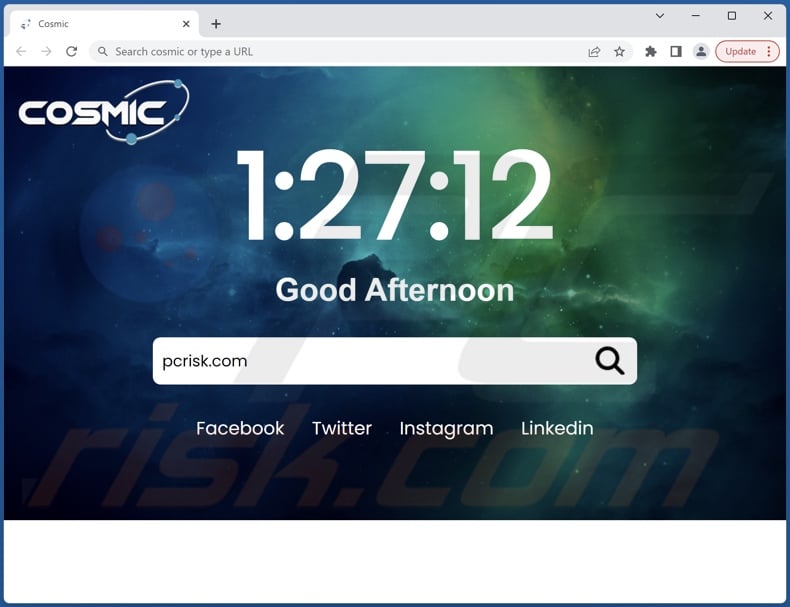 search.cosmic-tab.com browser hijacker