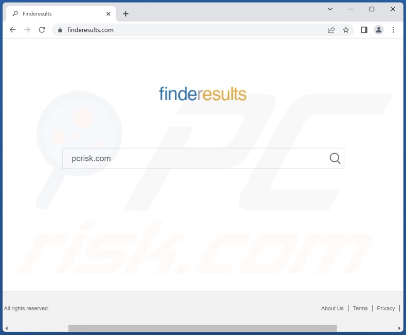 finderesults.com browser hijacker