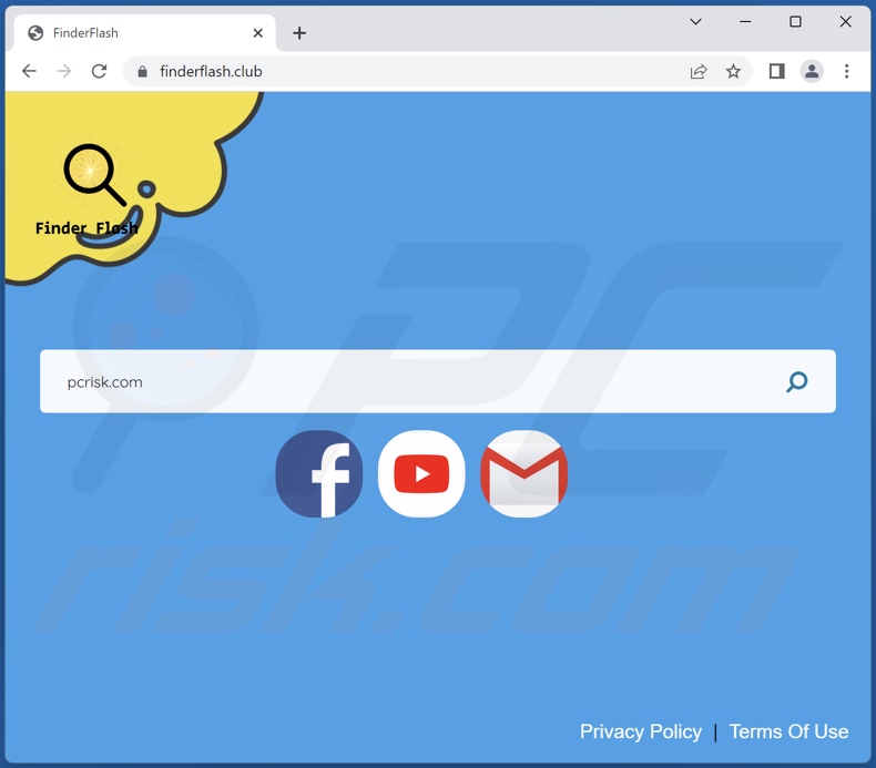 finderflash.club browser hijacker