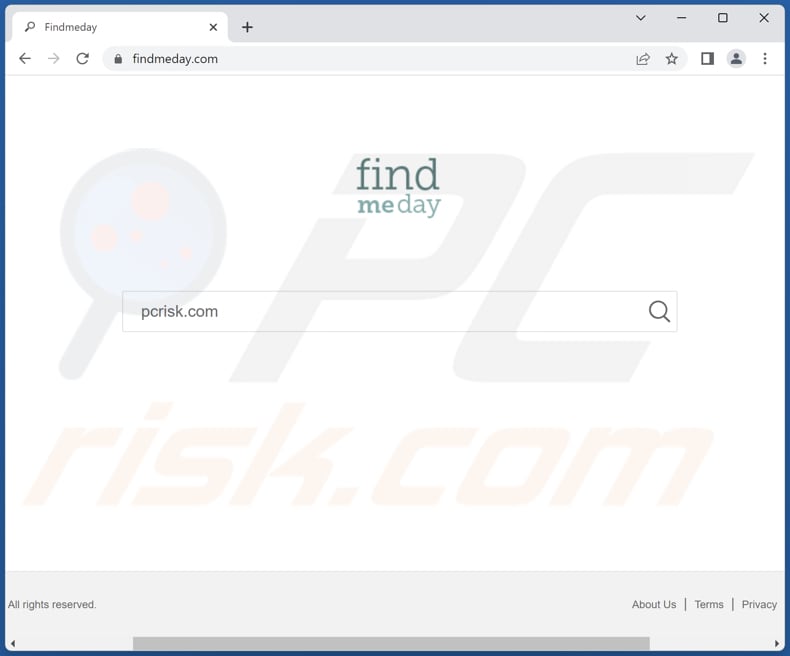 findmeday.com browser hijacker