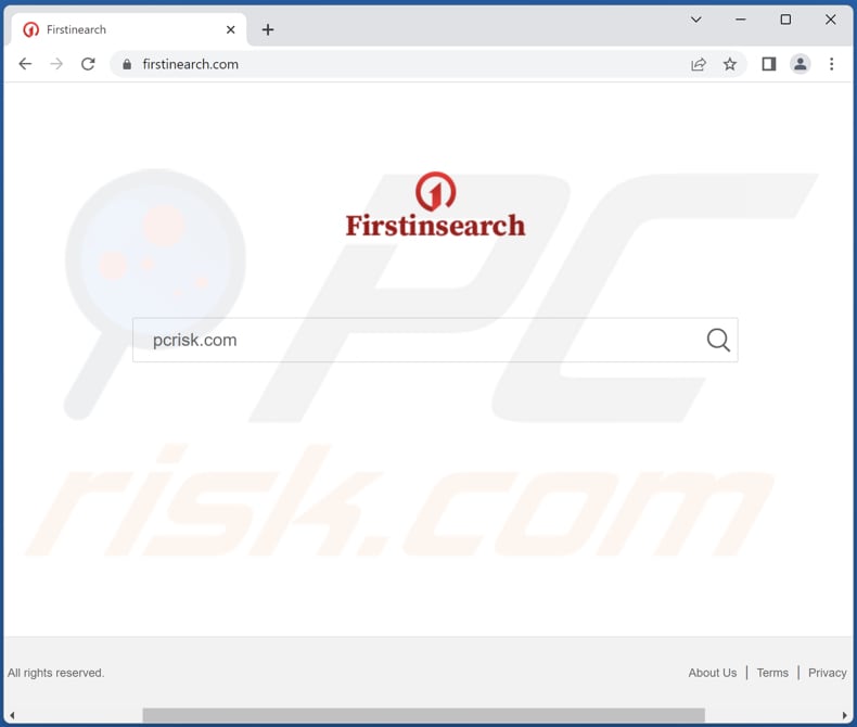 firstinearch.com browser hijacker