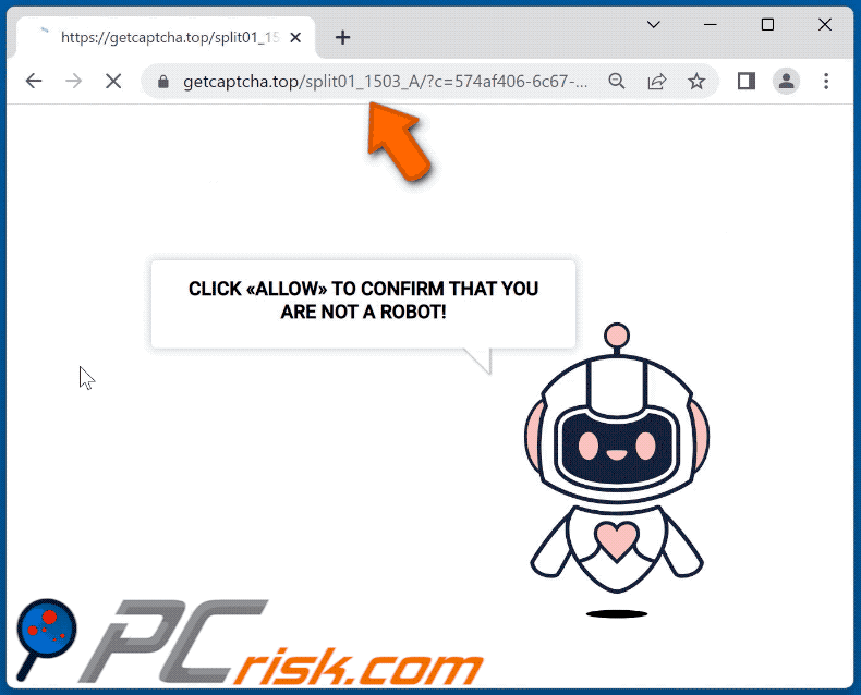 getcaptcha[.]top website appearance (GIF)