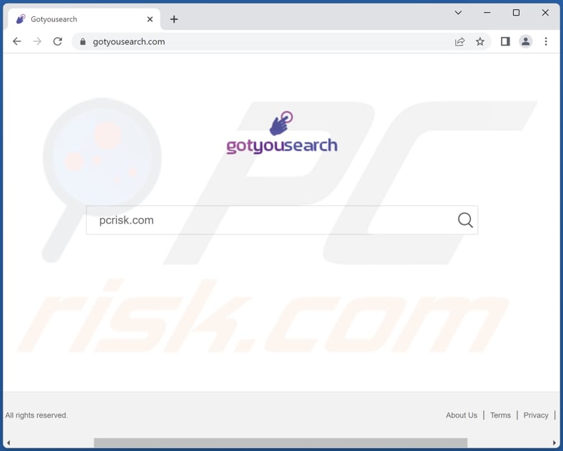 gotyousearch.com shady search engine