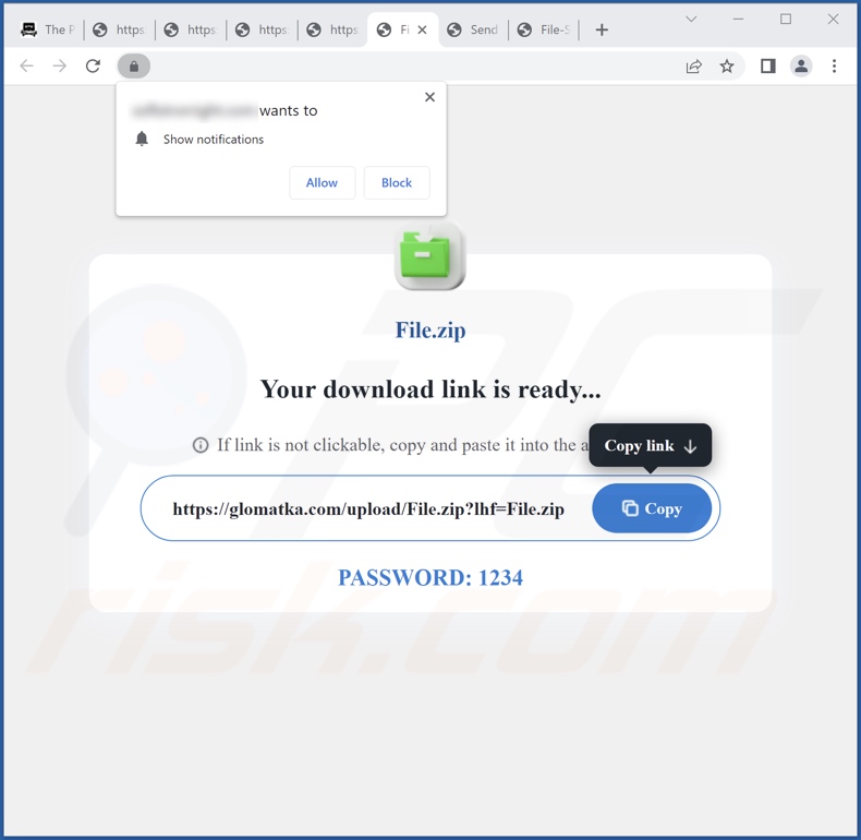 Deceptive website promoting MetAI assistant adware