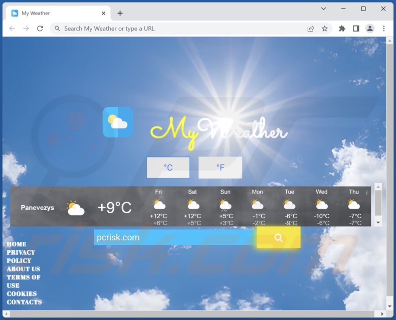 search.bestweatherextension.com browser hijacker