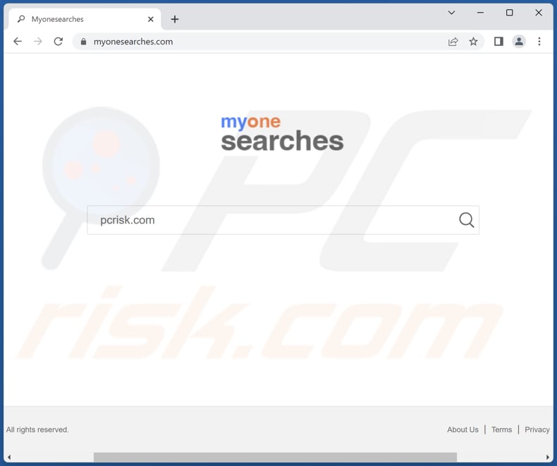 myonesearches.com browser hijacker