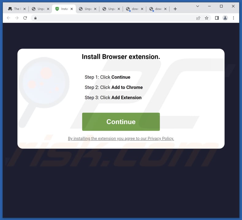 Shady website used to promote Nature Wallpapers browser hijacker