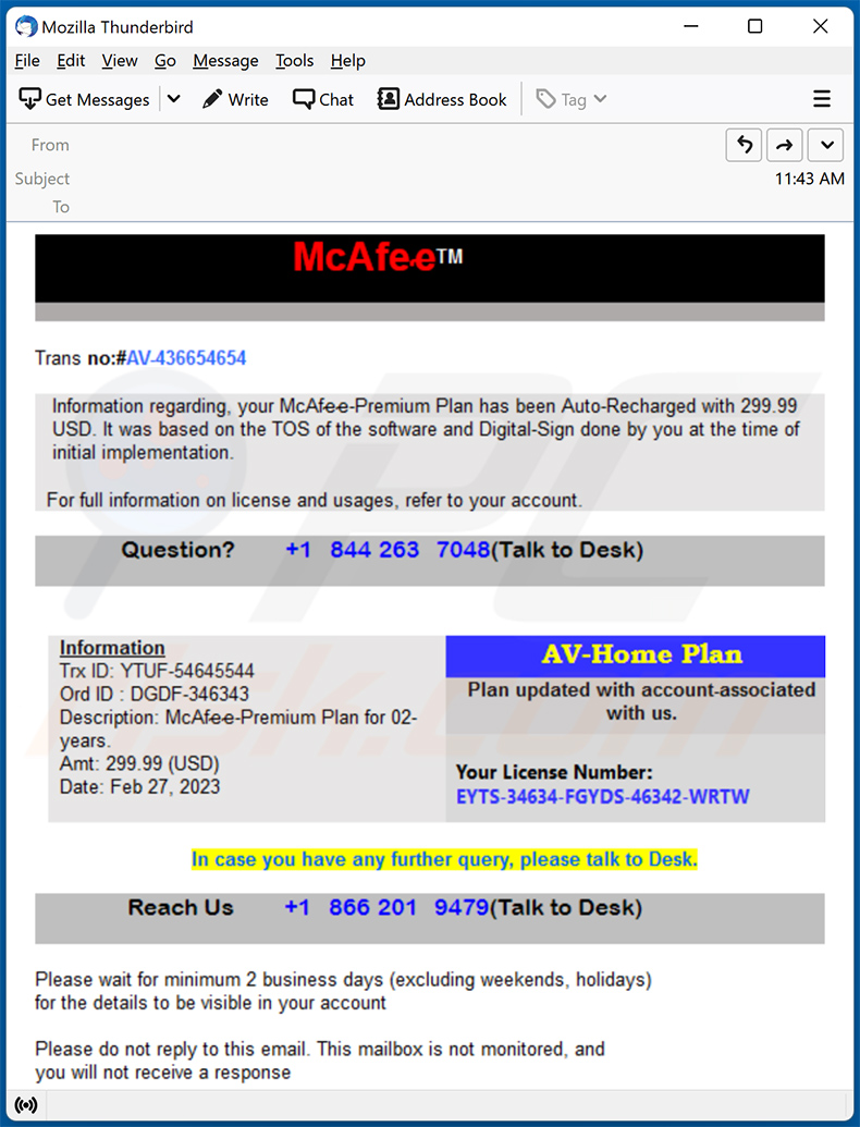 McAfee subscription renewal-themed spam email (2023-03-01 - sample 1)