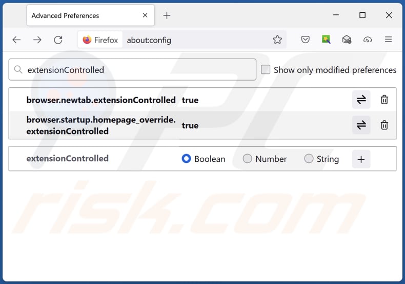 Removing resultstec.com from Mozilla Firefox default search engine